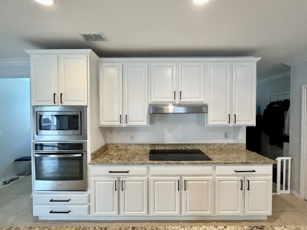 why is fresh paint peeling off cabinets
