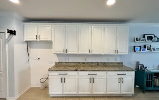 how to get a factory finish on cabinets