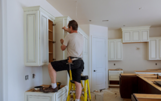 how to clean painted kitchen cabinets