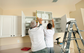 cabinet refacing vs painting