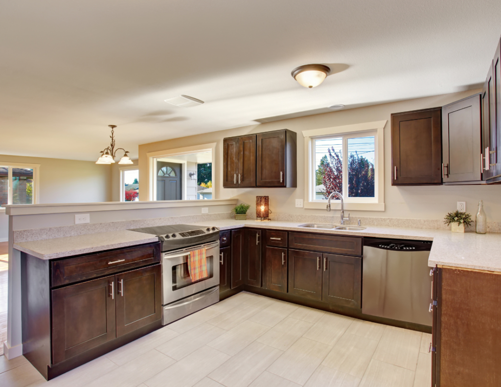 how to stain your cabinets
