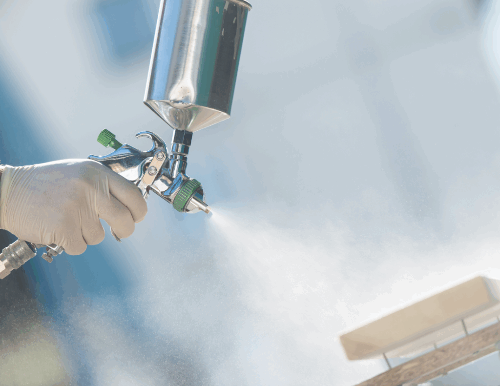 how long does spray paint take to dry for cabinets